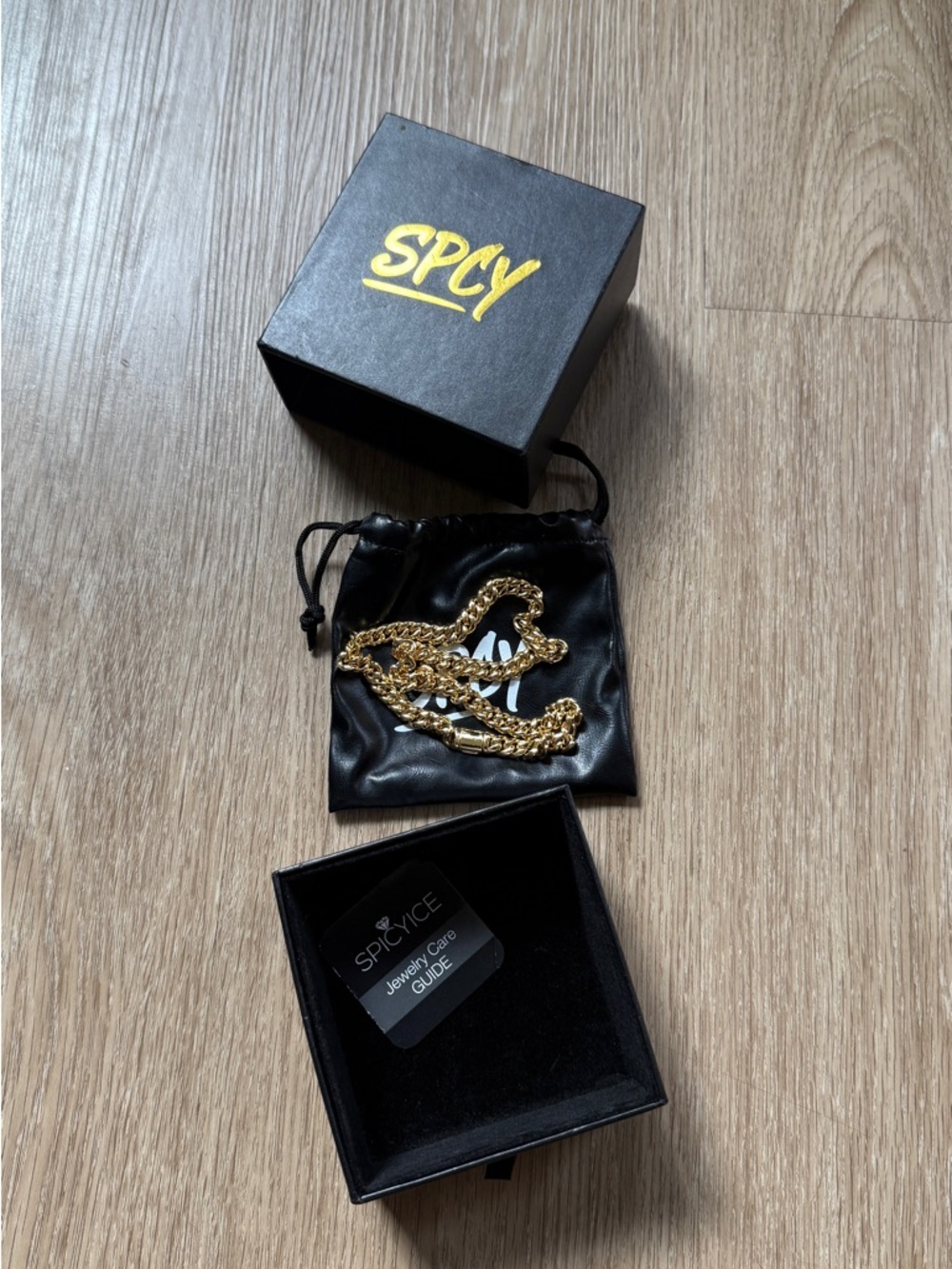 18k Gold Plated Miami Cuban Link Chain from SPCY (SpicyIce)